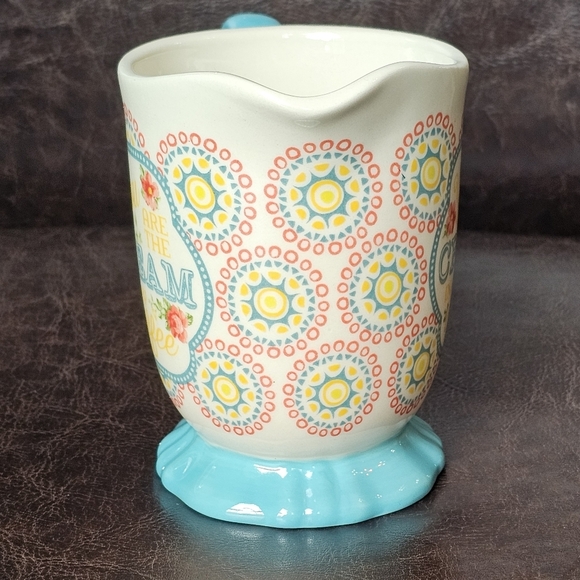 Pioneer Woman‎ Creamer With Handle 'You Are the Cream In My Coffee' Server - Picture 4 of 8